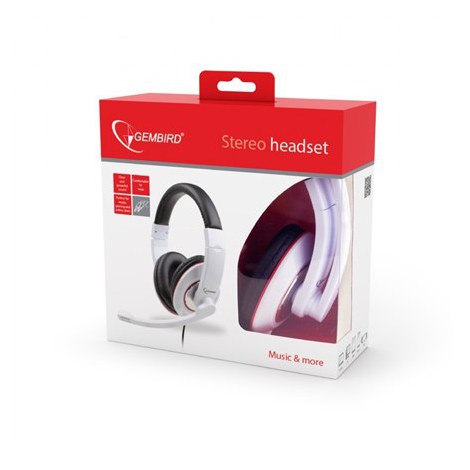 Gembird | MHS-001-GW | Stereo headset - 2